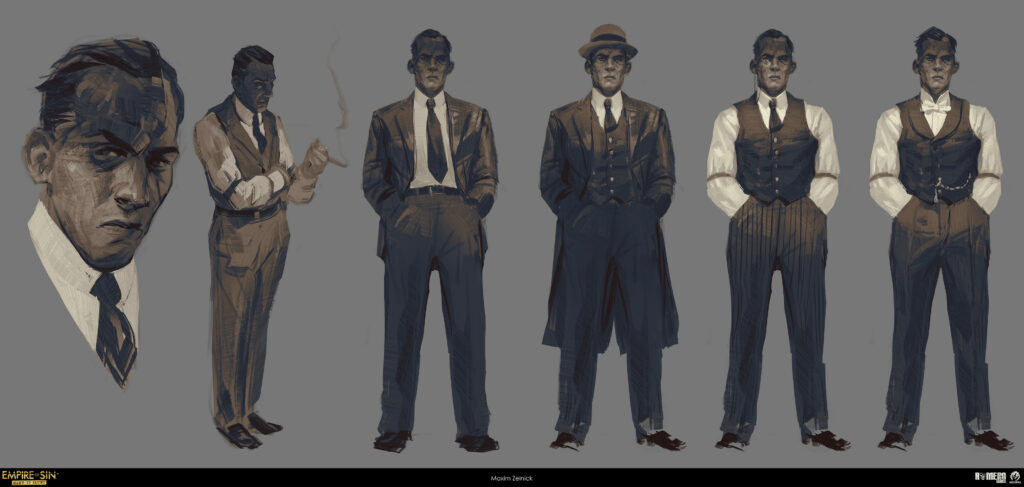 Maxim Zelnick concept sketches