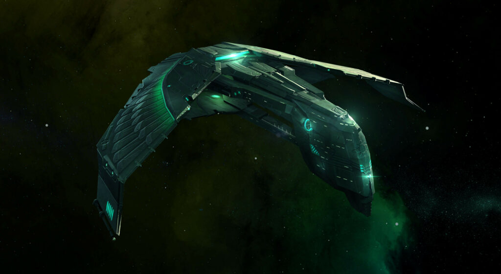 Romulan marketing render (Lighting, background, and rendering by Denman Rooke. 3D model by artists at DIGIT games)